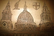 Engraved Mural
